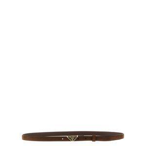 Prada Brown Calfskin Regular Women's Belt